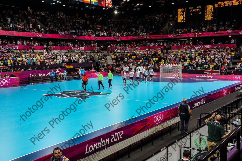 Olympics 043 
 Olympic Park and Handball 
 Keywords: Olympics, handball, Copper Box, Cadburys, PiersPhotos