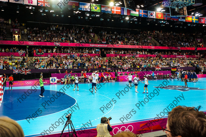 Olympics 061 
 Olympic Park and Handball 
 Keywords: Olympics, handball, Copper Box, Cadburys, PiersPhotos