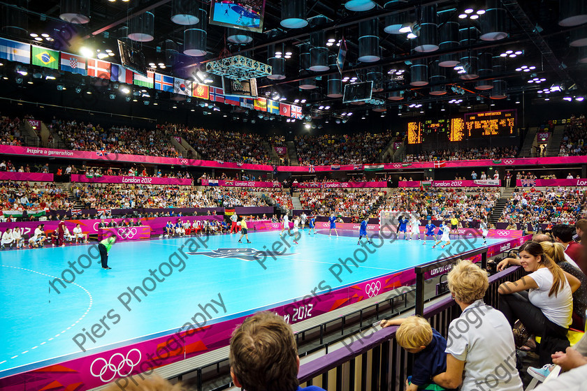 Olympics 034 
 Olympic Park and Handball 
 Keywords: Olympics, handball, Copper Box, Cadburys, PiersPhotos