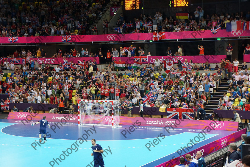 Olympics 057 
 Olympic Park and Handball 
 Keywords: Olympics, handball, Copper Box, Cadburys, PiersPhotos