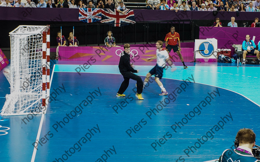 Olympics 051 
 Olympic Park and Handball 
 Keywords: Olympics, handball, Copper Box, Cadburys, PiersPhotos