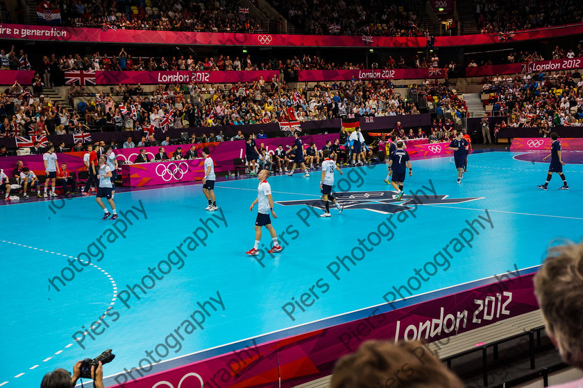 Olympics 071 
 Olympic Park and Handball 
 Keywords: Olympics, handball, Copper Box, Cadburys, PiersPhotos