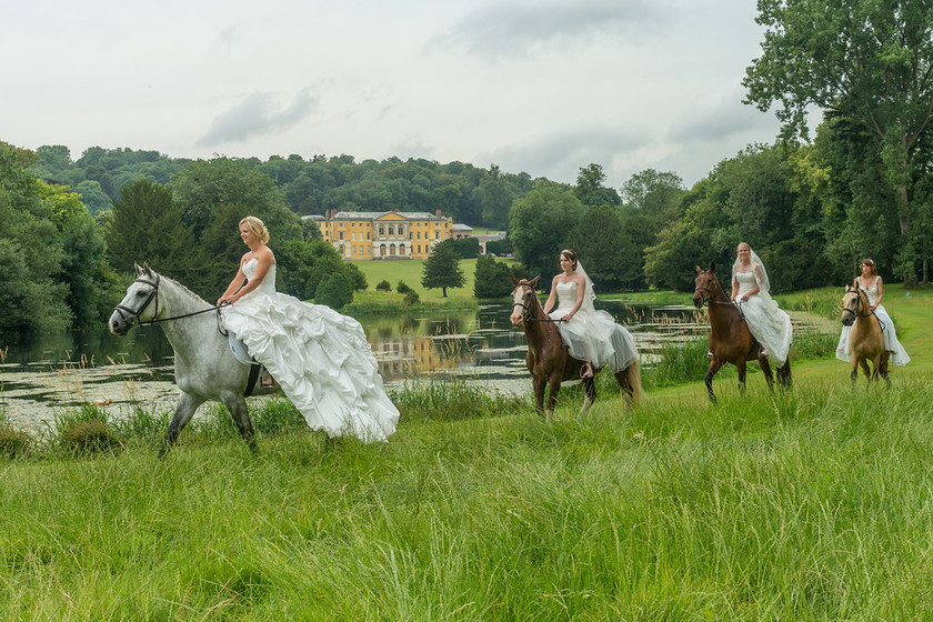 WWE Bridal Horse shoot 004 
 West Wycombe Horse shoot 
 Keywords: Buckinghamshire wedding photographer, Horses, Piers Photo, Summer, West Wycombe House