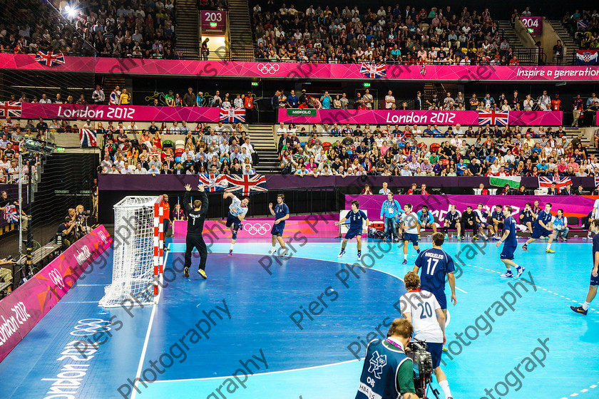 Olympics 052 
 Olympic Park and Handball 
 Keywords: Olympics, handball, Copper Box, Cadburys, PiersPhotos