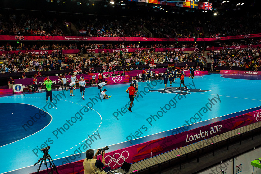 Olympics 072 
 Olympic Park and Handball 
 Keywords: Olympics, handball, Copper Box, Cadburys, PiersPhotos