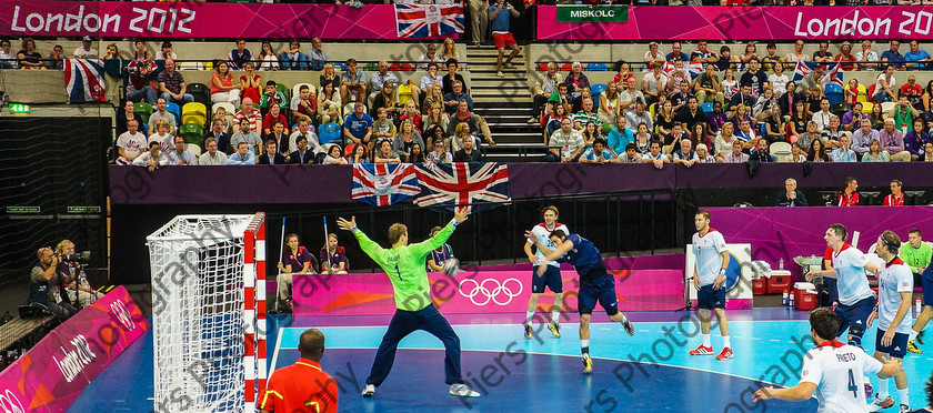 Olympics 063 
 Olympic Park and Handball 
 Keywords: Olympics, handball, Copper Box, Cadburys, PiersPhotos