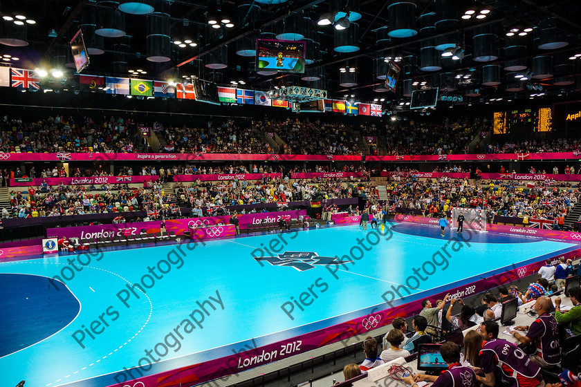 Olympics 055 
 Olympic Park and Handball 
 Keywords: Olympics, handball, Copper Box, Cadburys, PiersPhotos