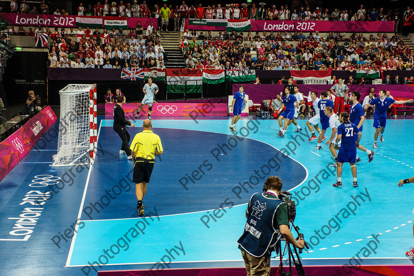 Olympics 041 
 Olympic Park and Handball 
 Keywords: Olympics, handball, Copper Box, Cadburys, PiersPhotos